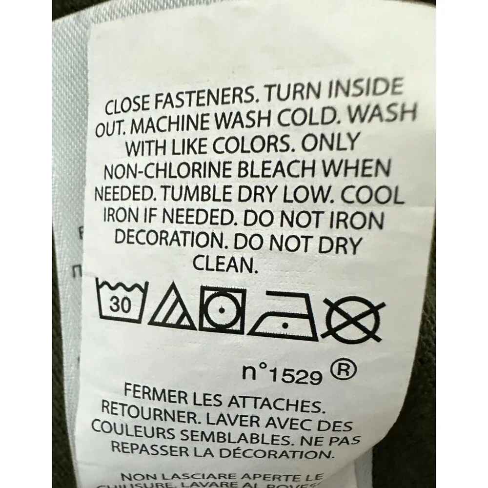 Polo Ralph Lauren Cotton Mesh Pocket Pullover Hoodie XL Olive Green Pony Preppy - Picture 9 of 9